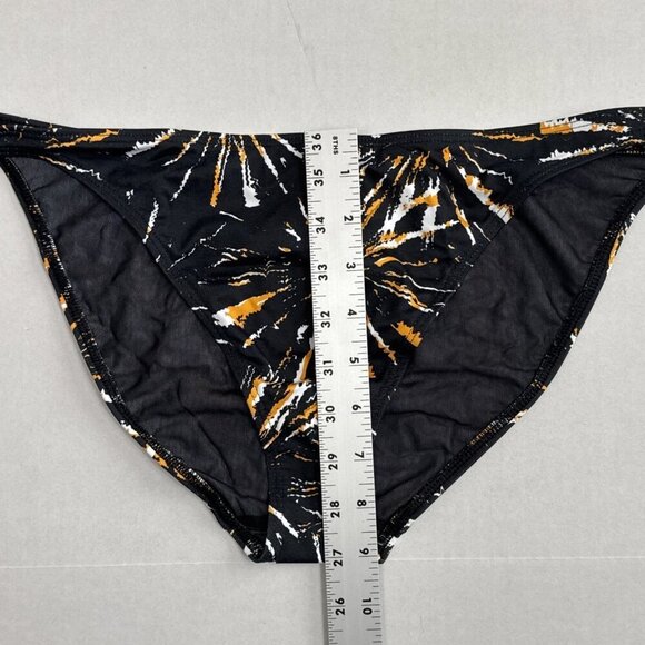 Demi Moore X Andie Women's XL The Tropez Bikini Swim Bottom Black Burst NWT - Picture 5 of 15